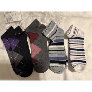Tommie Copper Set of 4 Ankle Compression Socks Basic Women's Small 4-6.5 NEW